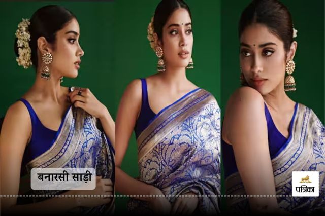 Saree magic, janhvi kapoor style