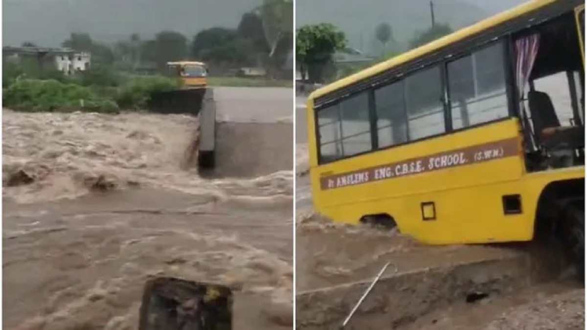 Rajasthan Heavy Rain: ऐसा तेज बहाव कि पुलिया टूटी… स्कूल बस नाले में गिरी… बह गए चार युवक, वीडियो में देखें खौफनाक मंजर