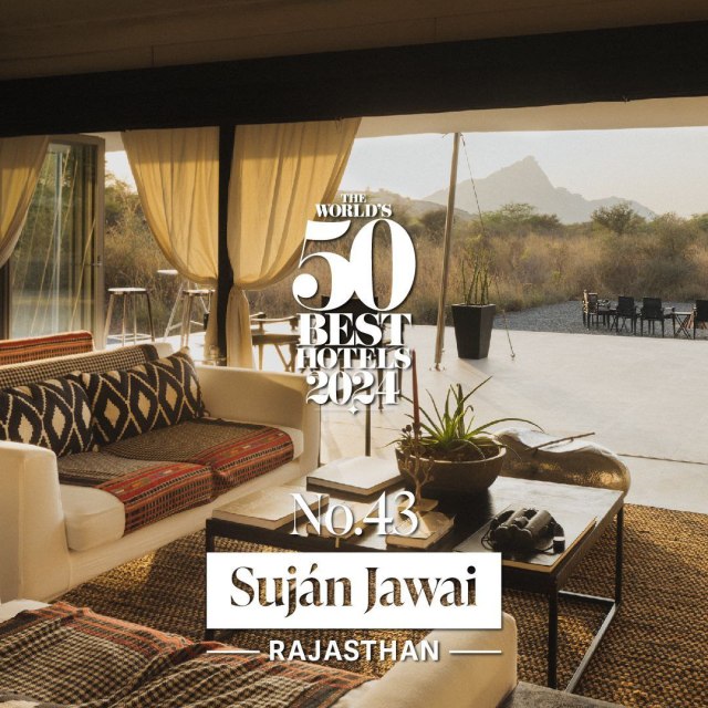 Rajasthan Sujan Jawai Hotel is included in the 50 best hotels of the world