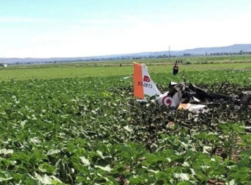 Plane crashes in Turkey
