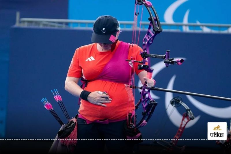 pregnant archer jodie grinham create history