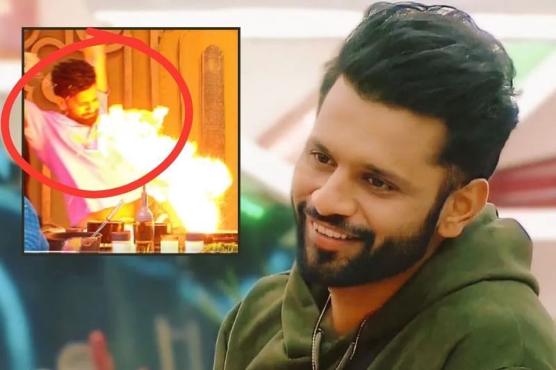 rahul vaidya met an accident