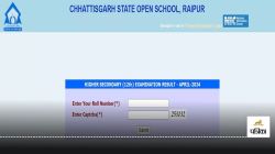 CG OPEN SCHOOL RESULT : छत्तीसगढ़ ओपन स्कूल 10वीं, 12वीं का रिजल्ट घोषित, ऐसे इस
लिंक से करें चेक - image