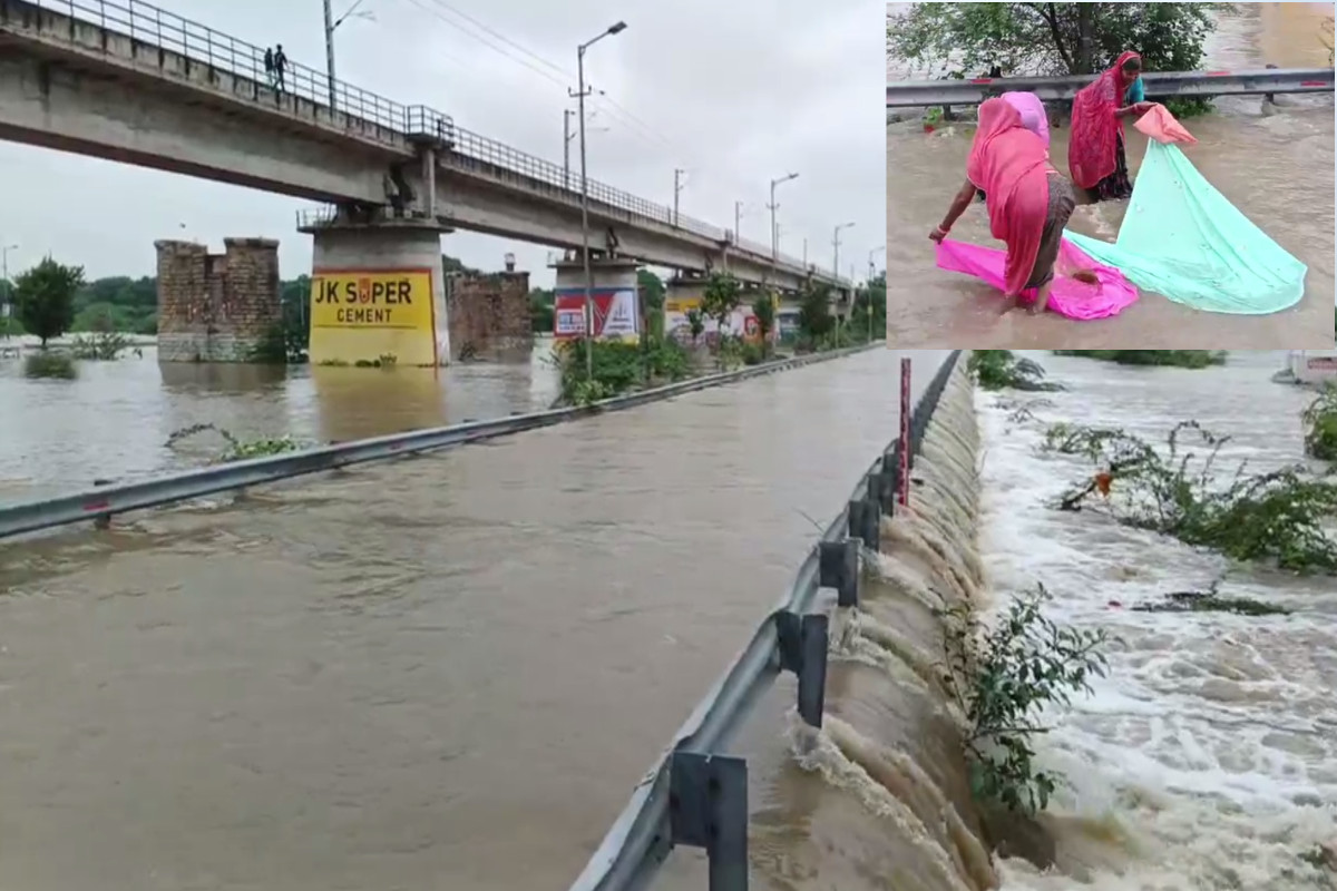 water in Khari River