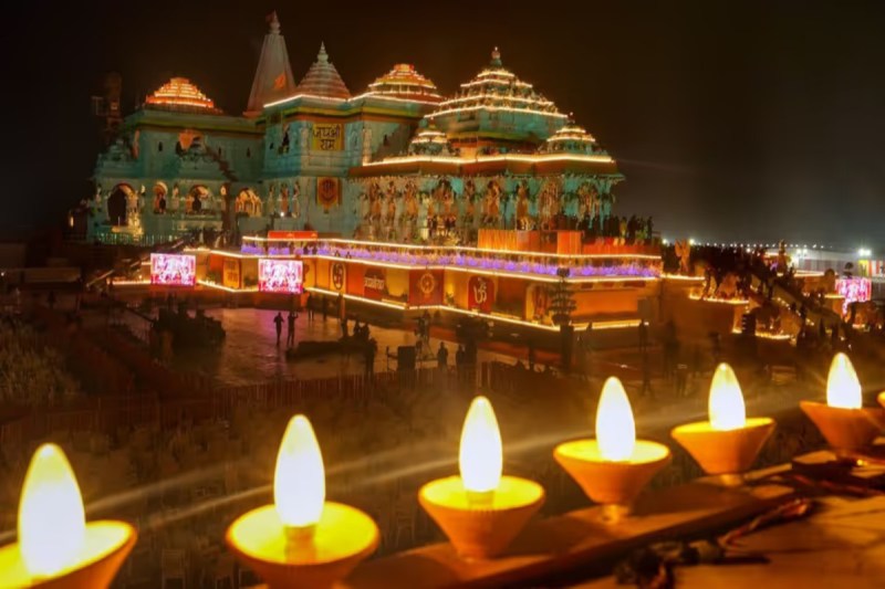 अयोध्या में 25 लाख दीपों का रिकॉर्ड बनाने की तैयारी