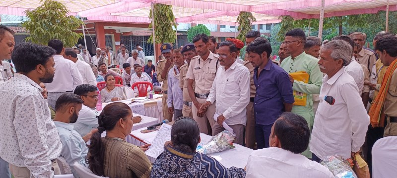 Only 33 complaints were received in the public grievance redressal camp, because people were not aware
