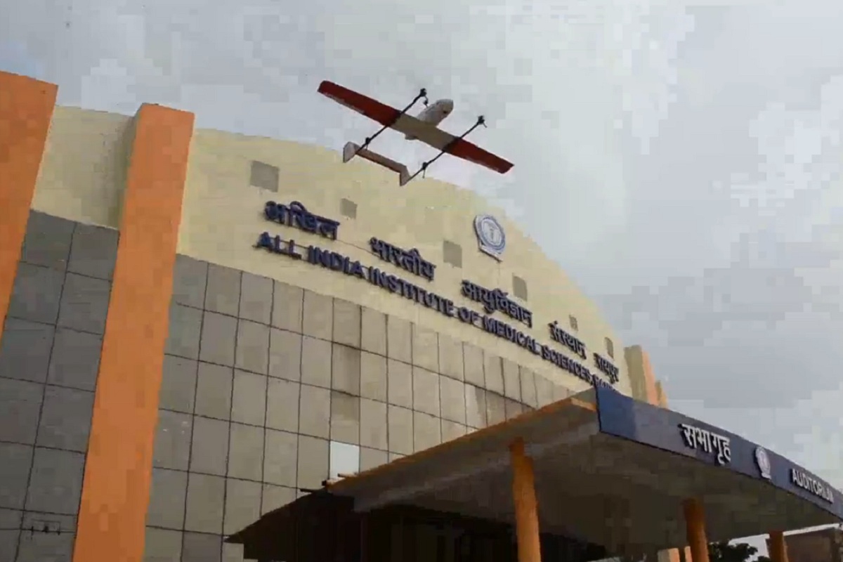 AIIMS Raipur : एम्स रायपुर ड्रोन से पहुंचाएगा दवा सहित स्वास्थ्य सुविधाएं