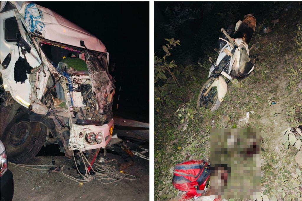 Sarpanch died in accident