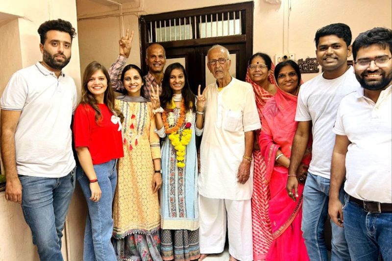 Akshita Surana of Pali got 123rd rank in RJS 2024