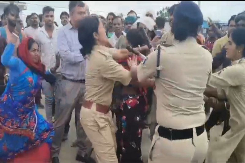 Women beaten ASP