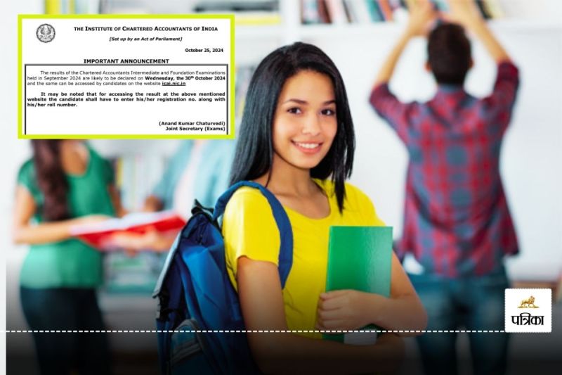 CA Result September 2024 Date