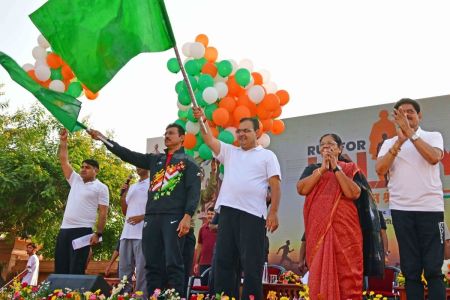 CM Bhajan Lal Flagged off Run for Unity Marathon Know why National Unity Day was Celebrated on 29 October