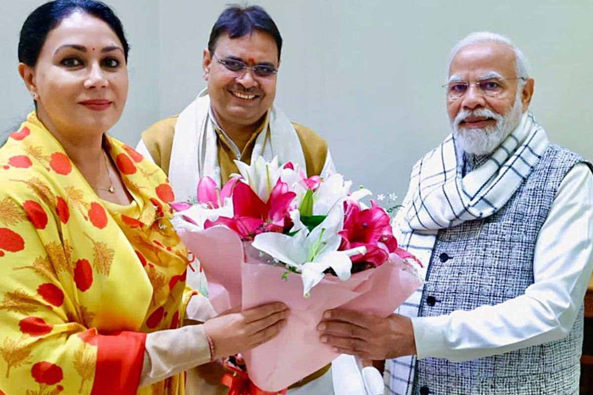 CM Bhajan Lal-pm modi