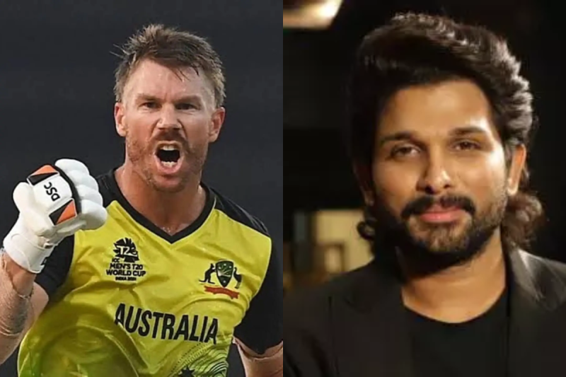 David Warner Allu Arjun