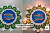Diwali Rangoli Designs 2024: This Diwali, decorate the courtyard of your house with the art of Rangoli along with lamps.