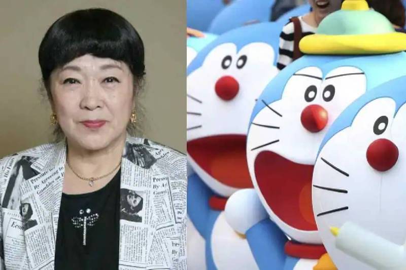 Doraemon and Nobuyo Oyama