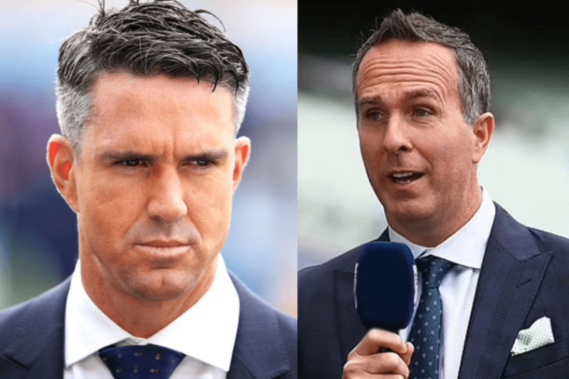 Former captains Michael Vaughan and Kevin Pietersen