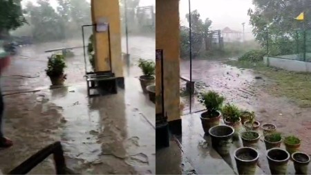 अचानक मौसम ने बदला करवट, हुई झमाझम बारिश