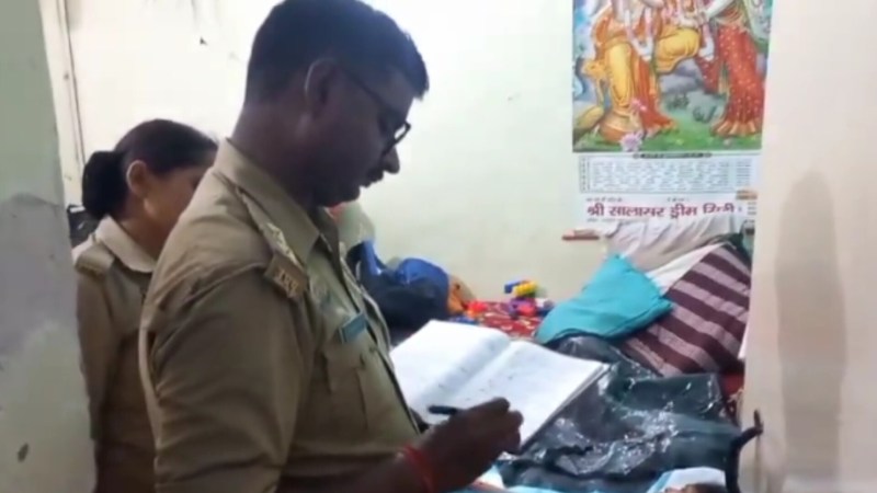 जांच करती तिर्वा पुलिस