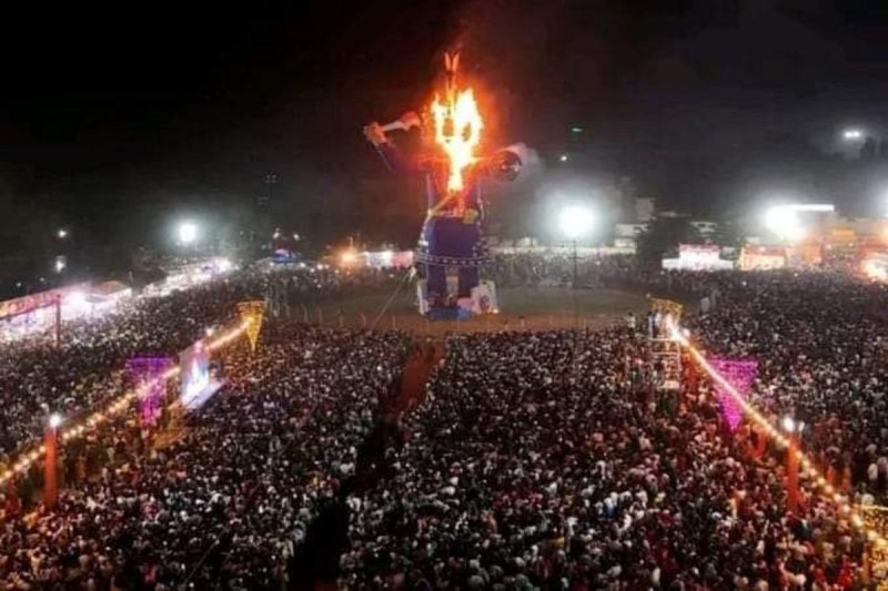 Historic Ravana Dahan of india