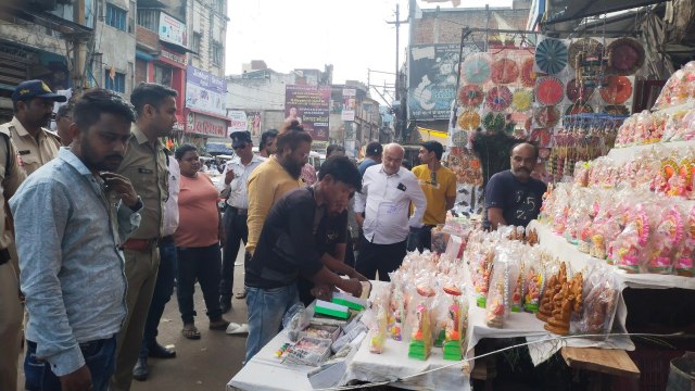 Police brought the market under control