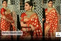 Karwa Chauth 2024: These beautiful Indian traditional red sarees will enhance the look of the new bride , Husband's eyes will not go away