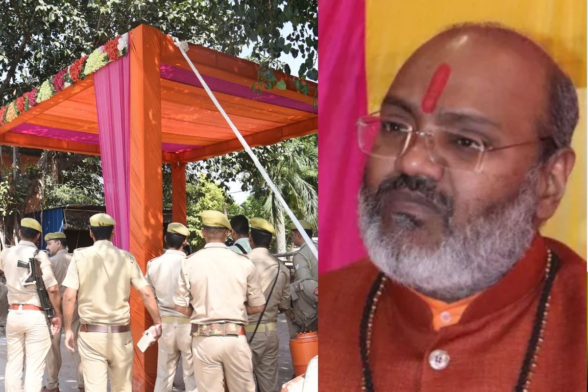 Mahapanchayat organized at Dasna temple After prophet controversial statement of Mahant Narasimhanand