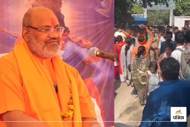 Prophet Mohammed Controversial Yeti Narsimhanand's Activists with reached Commissioner's office