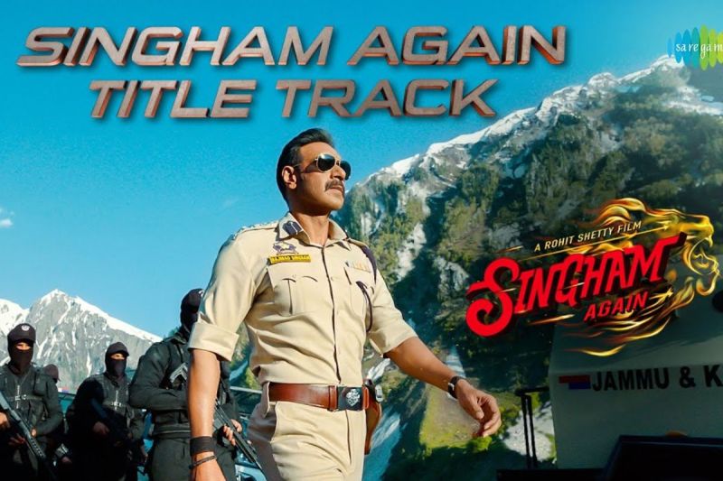 Ajay Devgn Upcoming movie Singham Again Title Track Vinasham Karoham out now