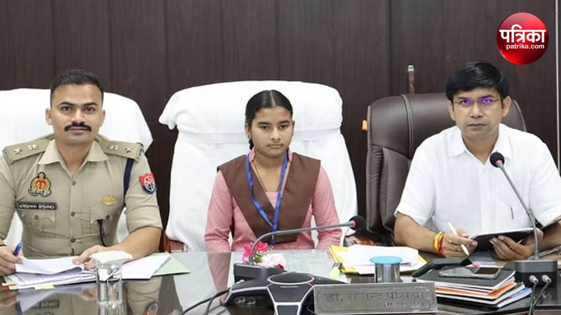 Student became DM for one day in Sambhal