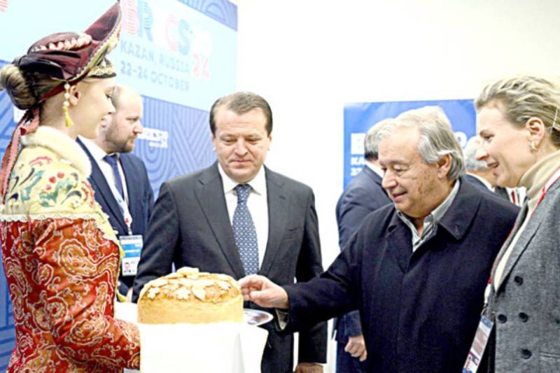 UN chief Welcome in Russia