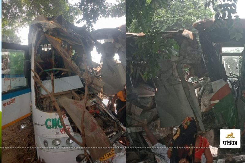 agra road accident