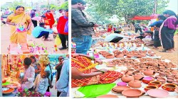 माता लक्ष्मी के स्वागत के लिए घर-द्वार सजकर तैयार, शुभ मुहूर्त में की जाएगी पूजा - image