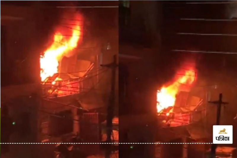 fire in noida