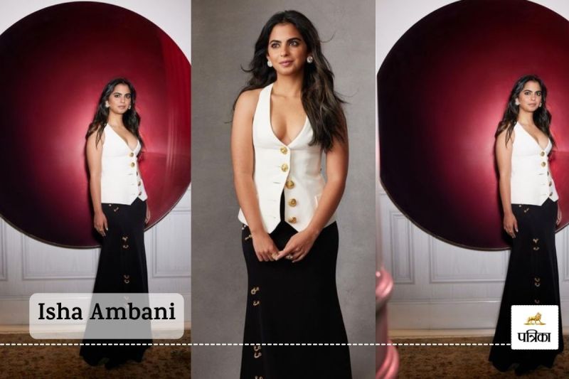 Isha Ambani: Isha Ambani's black and white look, simple style also has charm