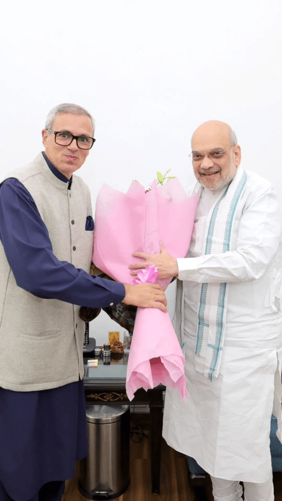 Jammu Kashmir CM Omar Abdullah Meets Home Minister Amit Shah