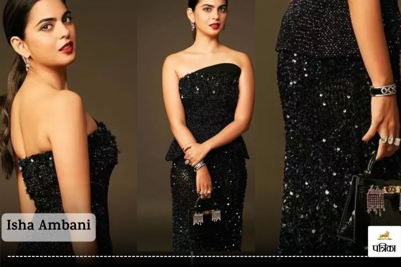 Isha Ambani: Isha Ambani rocked the black outfit... but the bag grabbed the spotlight of the party.