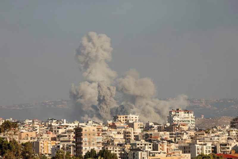 Israeli air strike in Lebanon