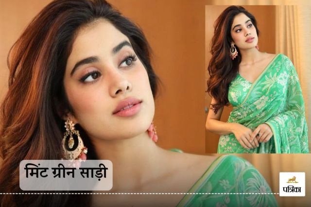 Janhvi’s saree style is all you need this Diwali