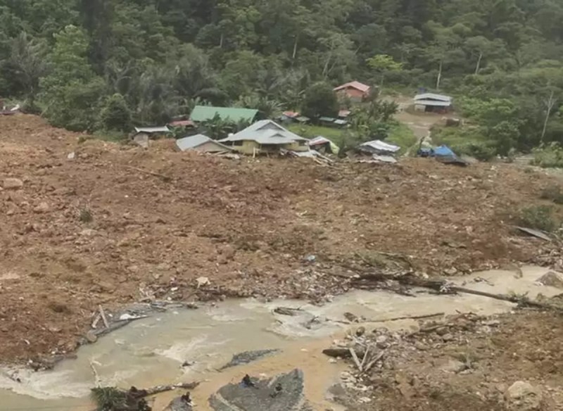 Landslide in Indonesia