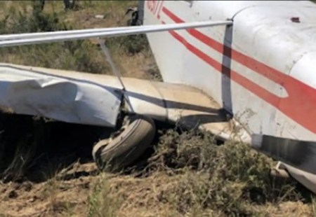 Pest control plane and tuk-tuk collision