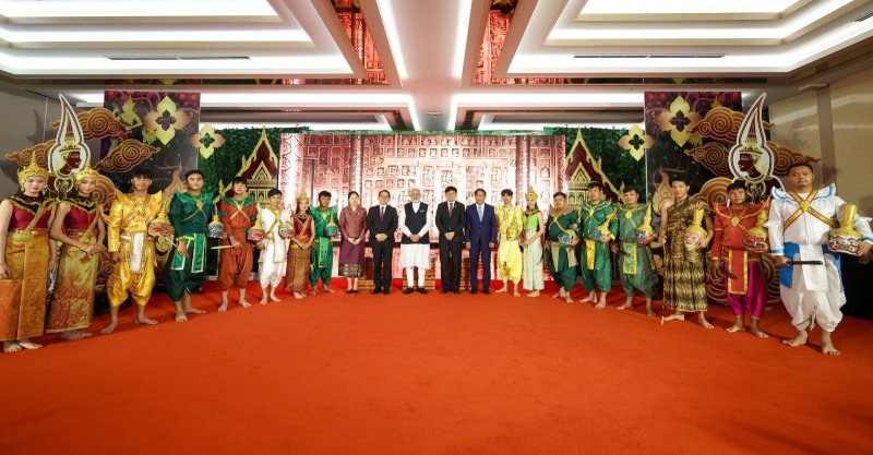 PM Narendra Modi watches Ramayana in Laos