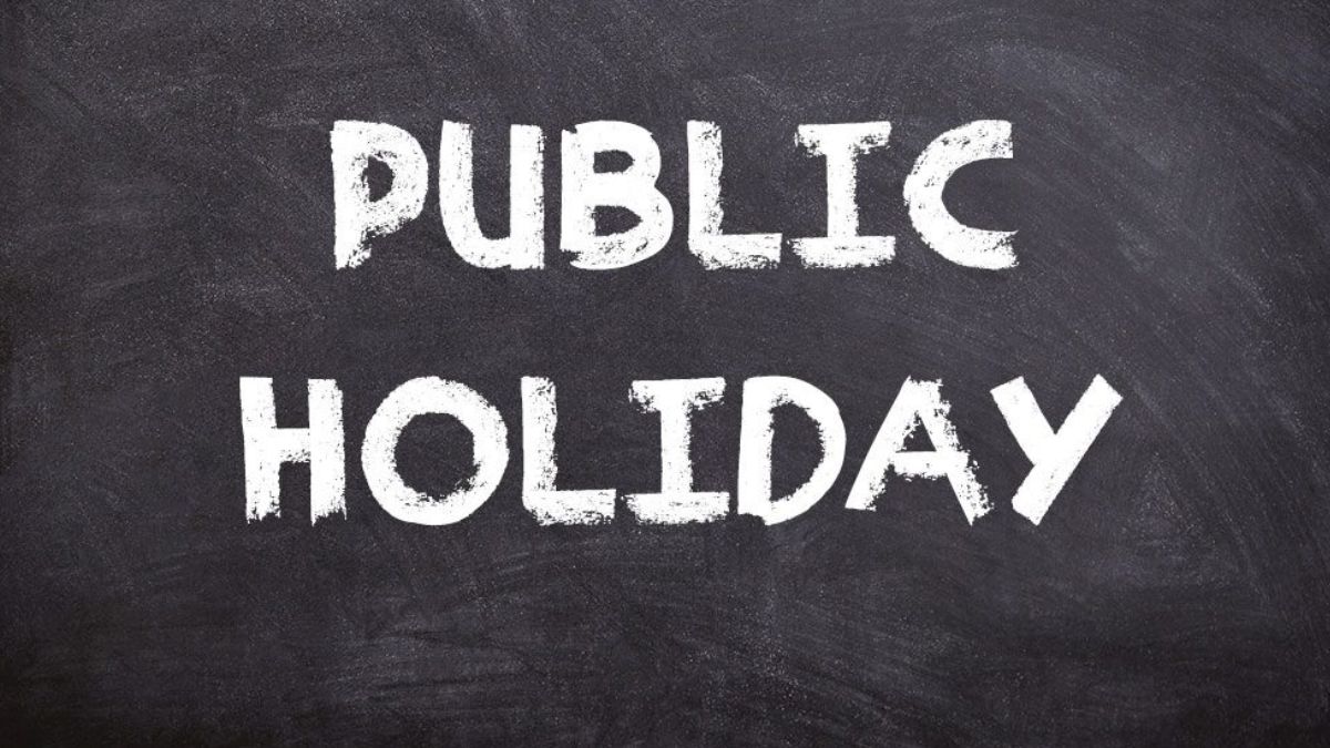 Public Holiday: खुशखबरी! 5 दिन की छुट्टी तय, इस दिन बंद रहेंगे बैंक, स्कूल और
ऑफिस