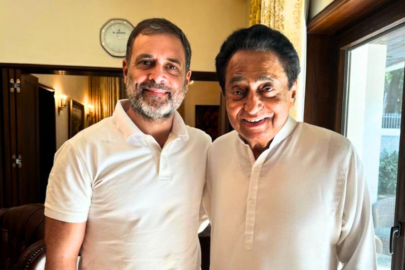rahul gandhi meets kamlnath
