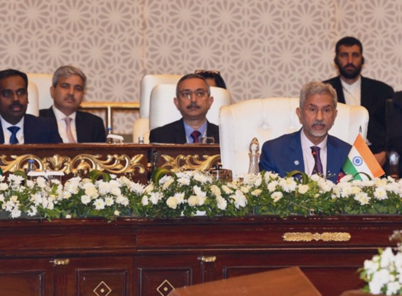 Minister of External Affairs of India S. Jaishankar with Indian delegation