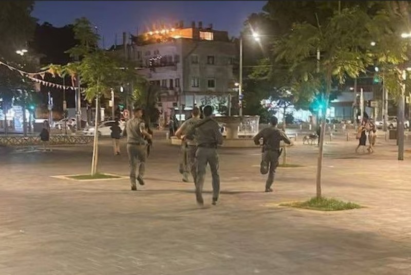 Shootout in Tel Aviv of Israel