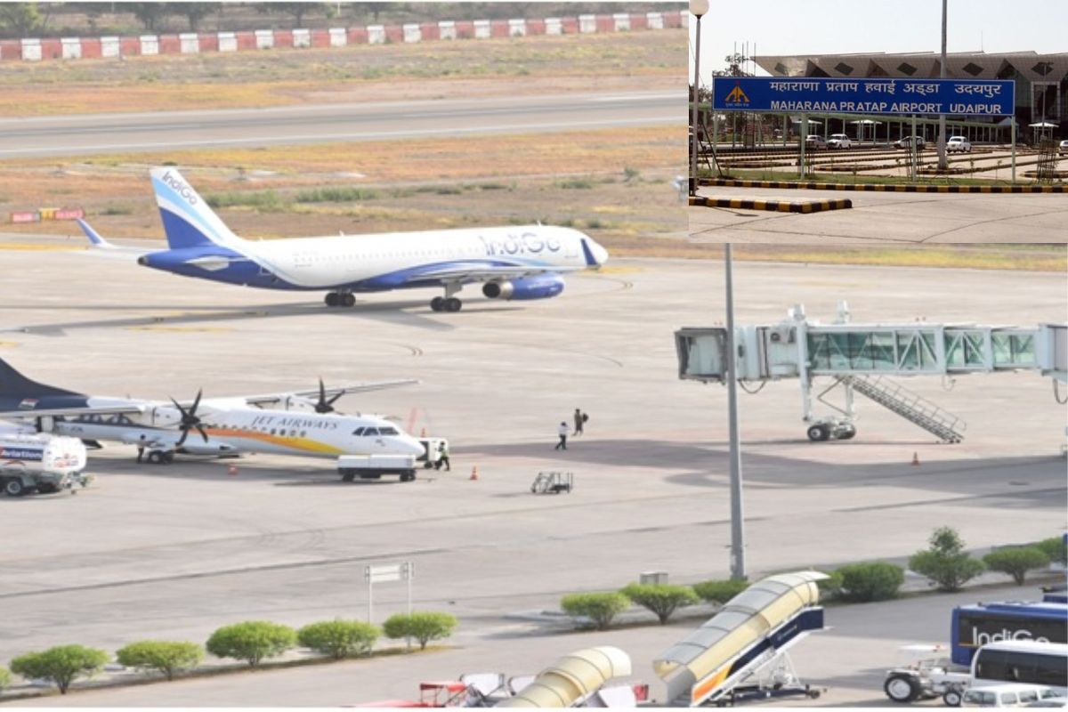 Threat to blow up two flights in Udaipur, chaos at the airport