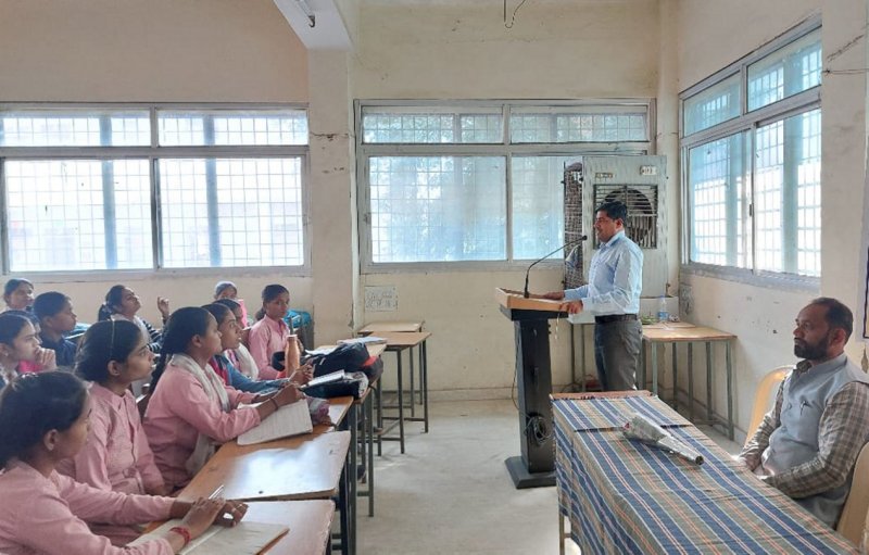 महाविद्यालय में मीडिया और मानवाधिकार विषय पर आयोजित कार्यशाला