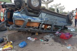 Big Accident: एक्सप्रेस वे पर टकराए कई वाहन, एक की मौत कई घायल - image