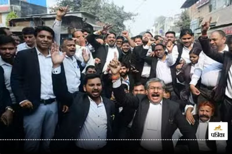 Advocate Protest in Ghaziabad